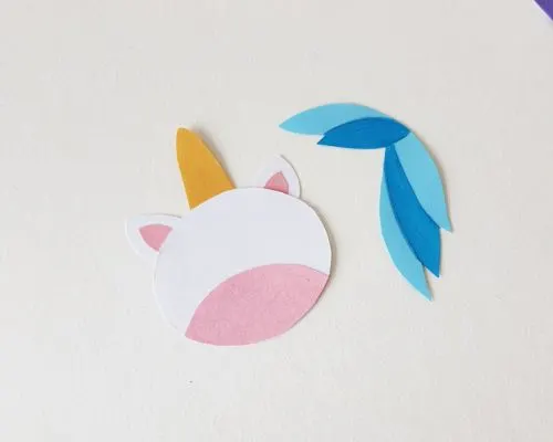 how to make a rainbow unicorn bookmark
