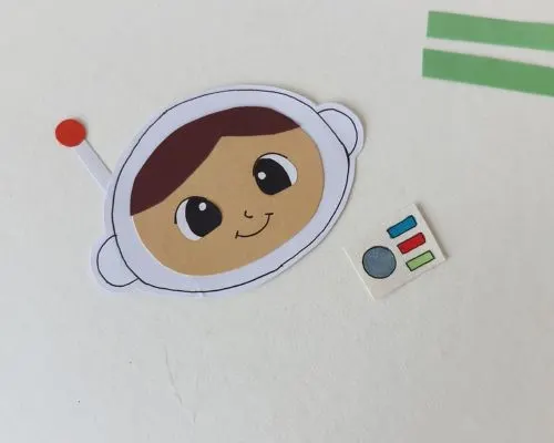 paper bag astronaut puppet diy