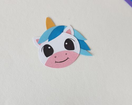 paper unicorn bookmark craft