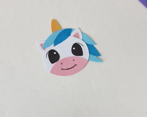 paper unicorn bookmark craft