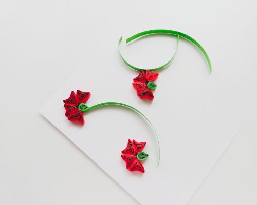 quilled roses Mothers Day card