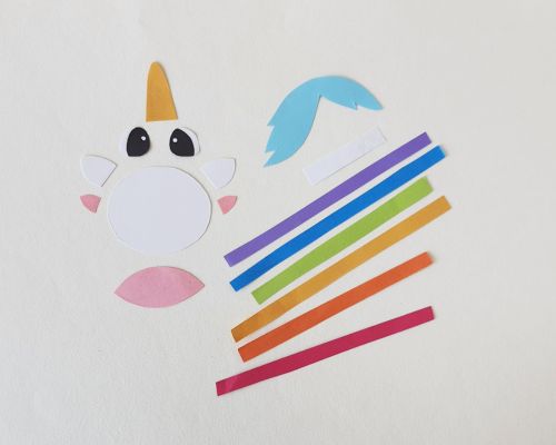 unicorn rainbow craft supplies
