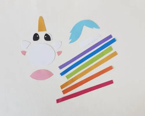 unicorn rainbow craft supplies