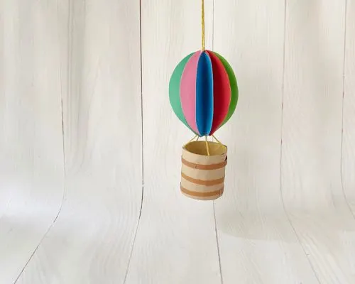 Easy Hot Air Balloon Toilet Roll Craft