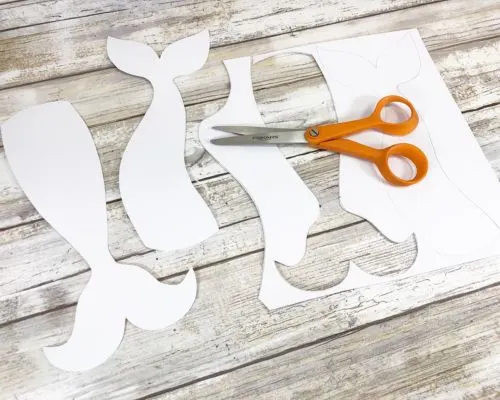 Mermaid coffee filter bookmark craft
