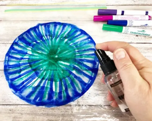 Mermaid coffee filter craft
