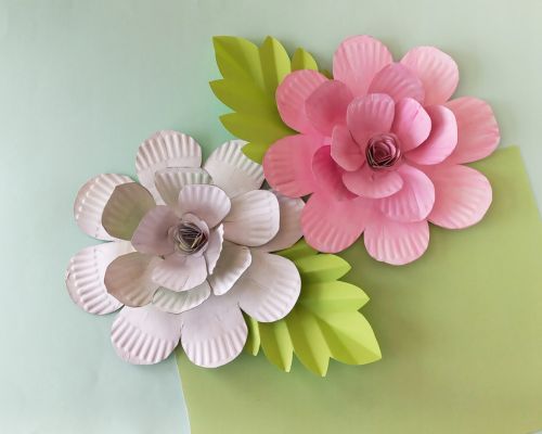 Rose Paper Plate Flower Craft