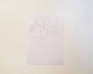 how to draw easy daffodil step by step