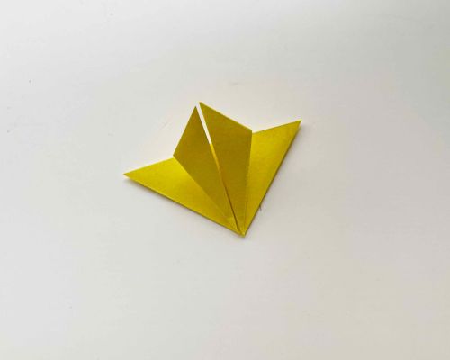 origami sunflower for kids