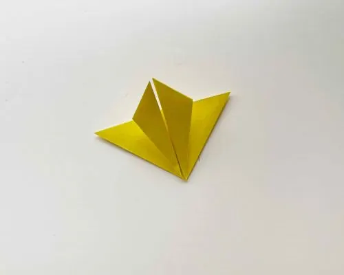 origami sunflower for kids