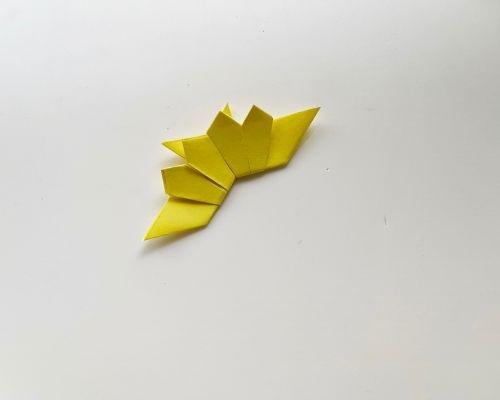 step by step origami sunflower instructions